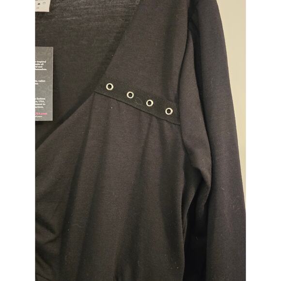 Dare to Wear 2x Victorian Style Dress NWT Black Lace up Cosplay Renfaire Gothic - Picture 6 of 11